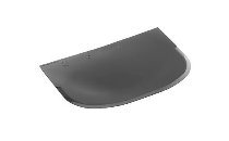 Teigschaber 14,8x9,9cm schwarz