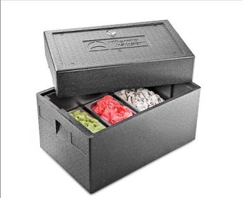 Thermo-Transportbox, für Eisbehälter in den Maßen 36x16cm und 36x25cm