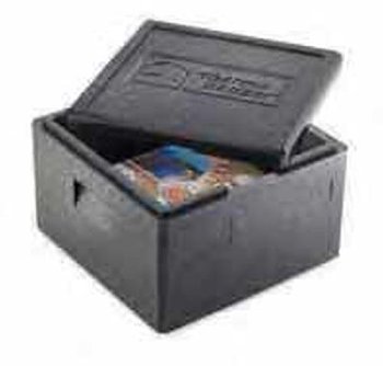 @ Thermo-Transportbox, quadratisch für Torten/Pizza