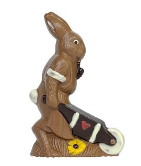 @ Gießform Hase mit Schubkarren
