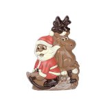 @ Giessform Weihnachtsmann mit Elch