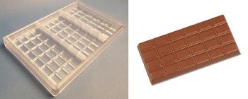 Gießform Tafel | Tafelgießform Klassisch