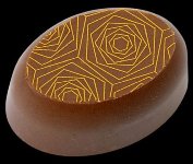 @ Magnet Gießform Praline | Pralinengießform Ovalpraline