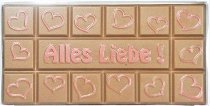 @ Gießform Tafel | Tafelgießform 'Alles Liebe'