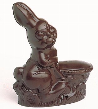 @ Gießform Hase mit Korb (2 Teile für 1 Stk)