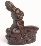 @ Gießform Hase mit Korb (2 Teile für 1 Stk)
