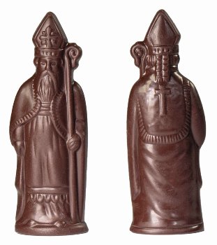 @ Gießform Bischof | Nikolaus mit Stab (4 Teile für 2 Stk)