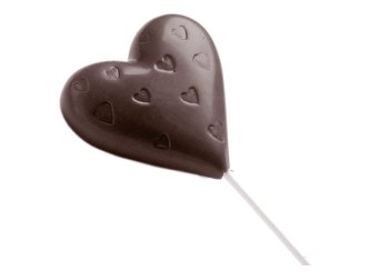@ Gießform Praline | Pralinengießform für Lutscher | Lolly 6 Herzformen