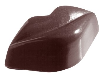 @ Gießform Praline | Pralinengießform 21 Lippenformen 'Kussmund'