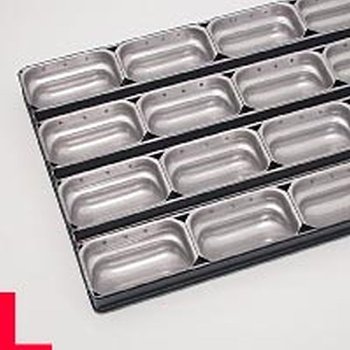Stollenformen-Verband mit Deckel 16-tlg