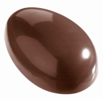 @ Gießform Praline | Pralinengießform 6 Ei-/Halbeier-Formen glatt