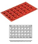 @ Silikon-Matte | -Form 28 Savarins oval (1/3 GN=17,5x30cm)
