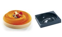 @ Silikon-Matte | -Form | Einzel- | Kuchenform rund mit Relief
