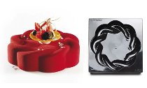 @ Silikon-Matte | -Form | Einzel- | Kuchenform rund mit Relief