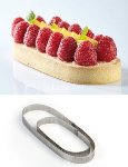 @ Torten- | Tartes- | Dessert-Ring Oval mikrogelocht 290/90/20