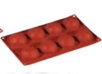 Silikon-Matte | -Form 8 Halbkugeln (1/3GN= 17,5x30cm)
