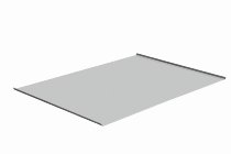 @ Backblech Alu 58x78cm, 2 Seiten 70° unbeschichtet