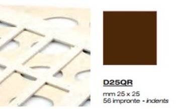 @ Schablone | Aufstreichmatte Quadrat 2,5cm, 56-tlg (340x280mm)