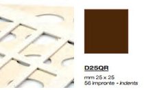 @ Schablone | Aufstreichmatte Quadrat 2,5cm, 56-tlg (340x280mm)