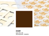 @ Schablone | Aufstreichmatte Quadrat 4cm, 30-tlg (340x280mm)