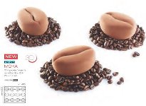 Silikon-Matte | -Form 12 Kaffebohnen 'Mokka' (30x40cm)