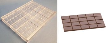 @ Gießform Tafel | Tafelgießform Klassisch flach