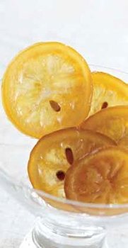 Zitronen-Scheiben kandiert & glasiert