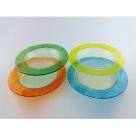 Spaghetti-Eisteller glatt 17cm, mehrfarbiges Set