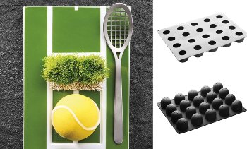 @ Silikon-Matte | -Form 20 Tennisbälle 'Battura D'Inizio' (30x40cm)