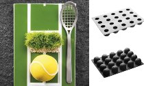 @ Silikon-Matte | -Form 20 Tennisbälle 'Battura D'Inizio' (30x40cm)