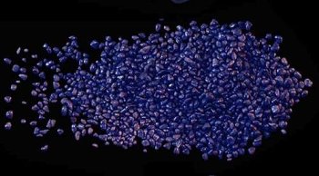 Veilchenblütenbruch fein, blau-violett, dragiert