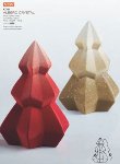 @ Gießform Weihnachts- | Tannen- | Christbaum 'Albero Crystal' (4 Teile für 2 Stk)