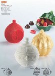 @ Gießform Weihnachts-Kugeln 3 Motive (6 Teile für 3Stk)