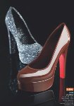 @ Gießform High Heel mit Plateau | Plateau-Schuh