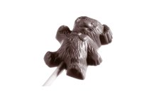 @ Gießform Praline | Pralinengießform für Lutscher | Lolly 6 Teddybärformen