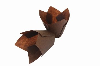 Muffinform 'Tulpe' Braun (1000 Stk)