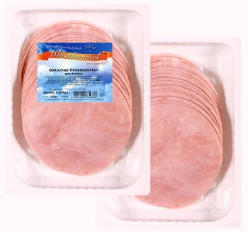 Hinterkochschinken, geschnitten (500g)