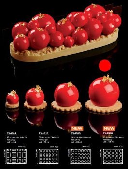 Silikon-Matte | -Form 20 Kugeln 'Sfere' (30x40cm)