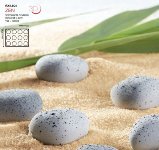 @ Silikon-Matte | -Form 12 Steine 'Zen' (30x40cm)