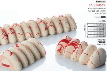 @ Silikon-Matte | -Form 5 rechteckige Formen 'Tronchetti' 'Plummy' (30x40cm)