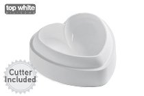 Silikonform Herz mit Cutter