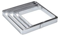 @ Torten- | Tartes-Ring | Backrahmen Quadrat | Viereck 140/140/20