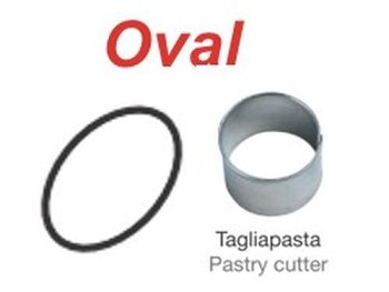 @ Patisserie-| Dessert-Ausstecher Oval 'Patis Rapide' 55/35/25