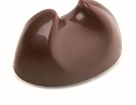 @ Gießform Praline | Pralinengießform 21 ovale Kuppel-Formen mit Delle | Mulde 'Pop Style'