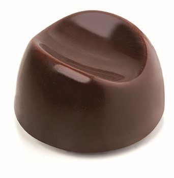 @ Gießform Praline | Pralinengießform 21 runde Formen mit Delle | Mulde 'Pop Style'