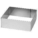 Torten- | Tartes- | Dessert-Ring Quadrat | Viereck 56/56/30