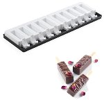 @ Kit Silikon-Matte | -Form Verband | Set für 10 Eis am Stiel | Stieleis 'Mini Bar'