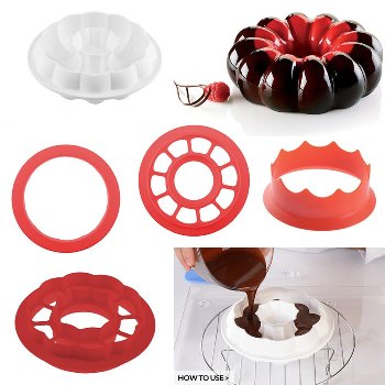 @ Silikonform für eine Torte Kit Magia Del Tempo 600
