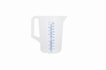Messbecher 2 Ltr. Kunststoff Polypropylen