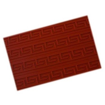 @ Silikon-Matte | -Form mit Relief | Reliefmatte für Tortendekore Motiv 1 'Griechisch'